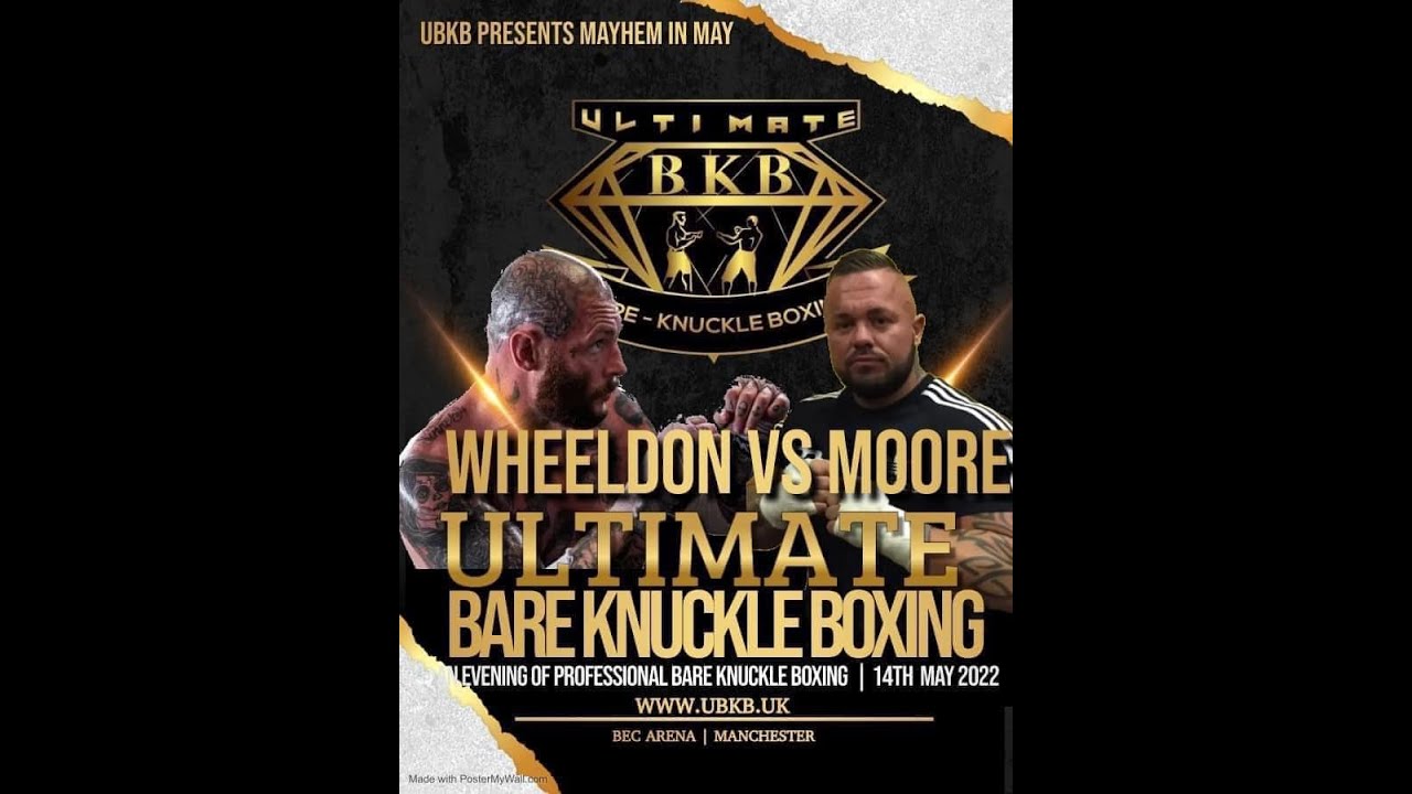 CHRIS WHEELDON VS GLENN MOORE - ULTIMATE BARE KNUCKLE BOXING FULL FIGHT