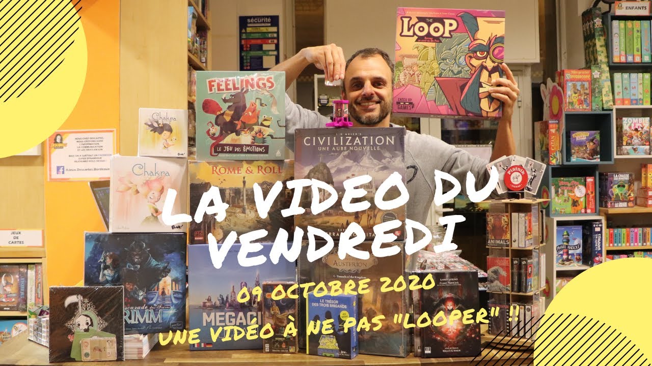 La Vidéo du vendredi 09 octobre 2020 !