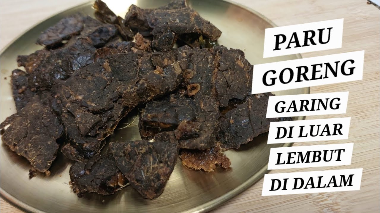 RASANYA ENAK PLUS GURIH, PARU GORENG BUMBU MERESAP HINGGA KESERAT #resepsimple #makananenak #resep
