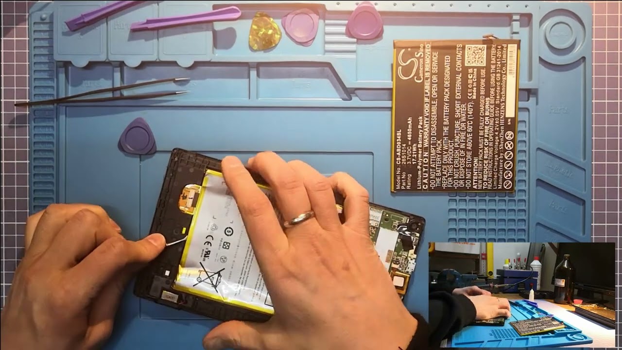 Kindle Fire HD8 7th gen Akkutausch