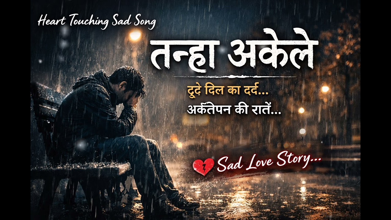 Tanha Akele – Official Sad Song | Heart Touching Hindi Sad Song 2026 | Emotional Breakup Song