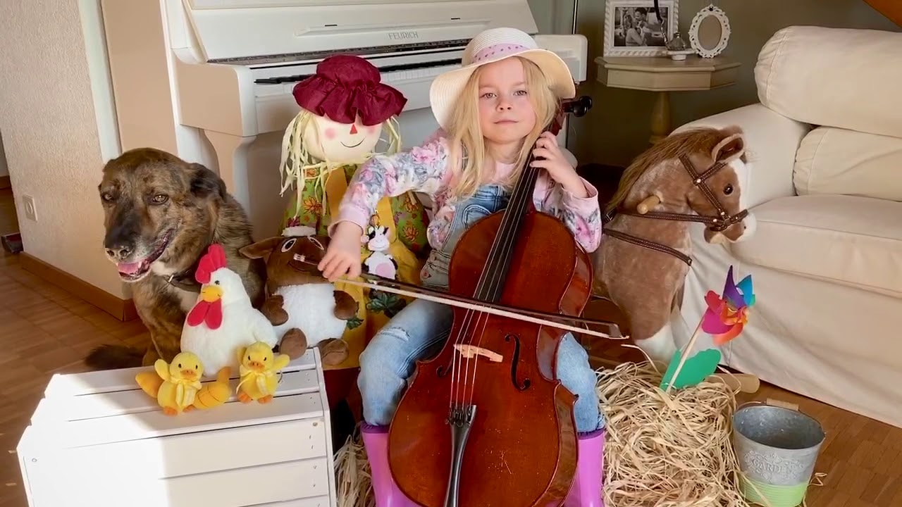 Old Mc Donald  cello  kids song