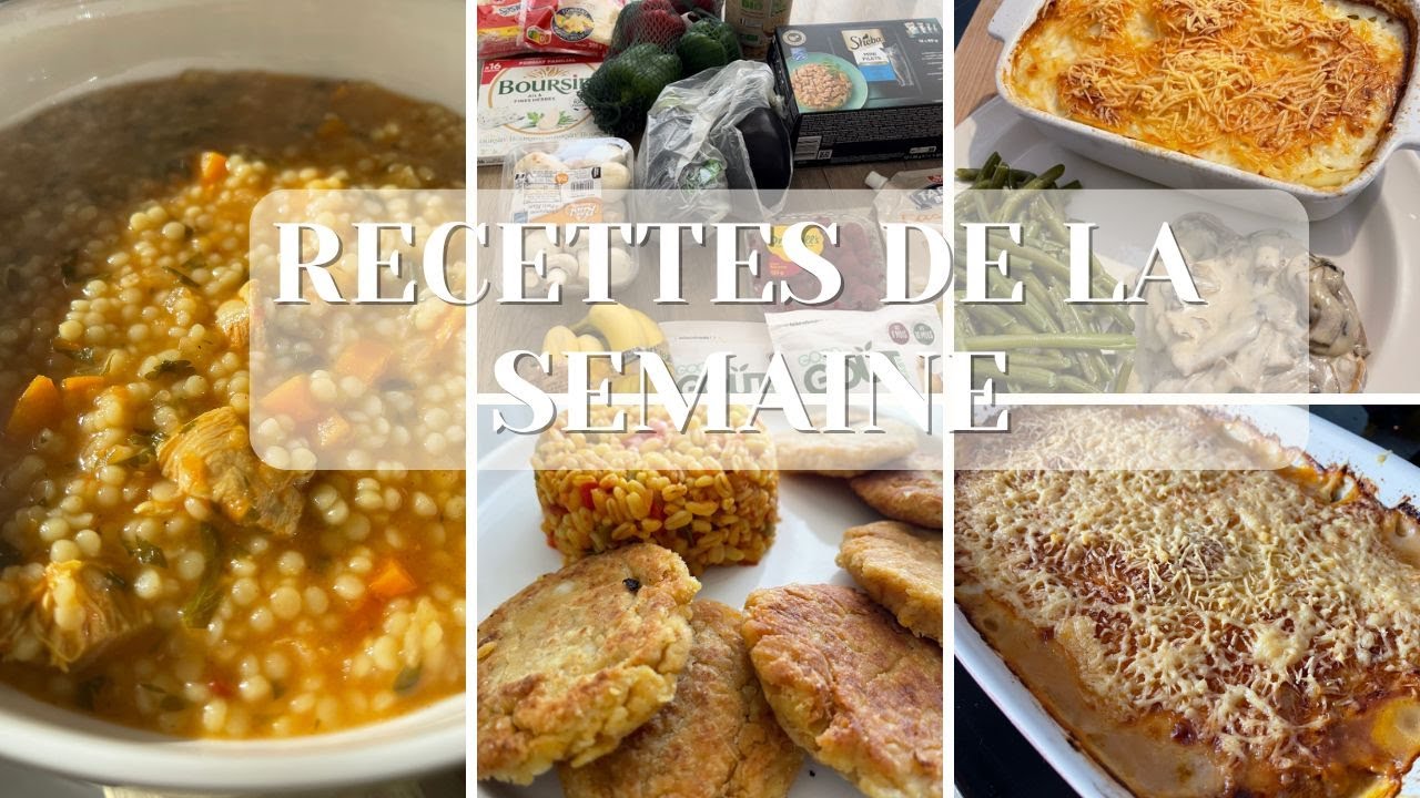 RETOUR DE COURSE ET RECETTE DE LA SEMAINE : Plats Faciles à tester
