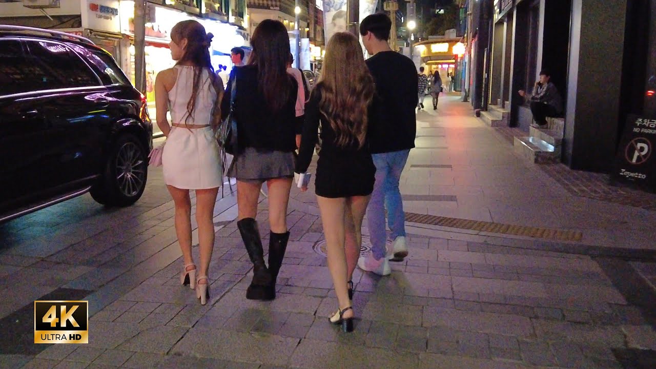 ［Apgujeong 4K］Seoul Night Walk!! ~ Улица Апкуджон Родео с элегантной атмосферой ~~ !!