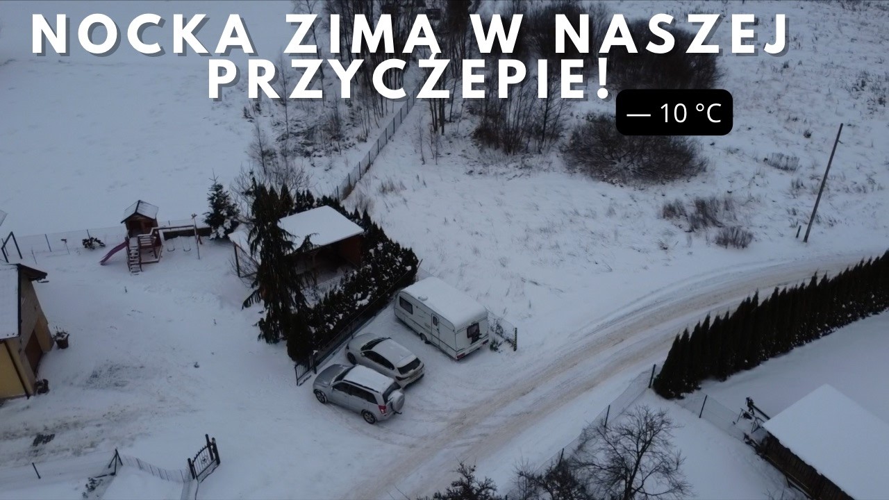 Ile GAZU zjada przyczepa ZIMĄ? ❄️ 24h test przy mrozie - vlog 42