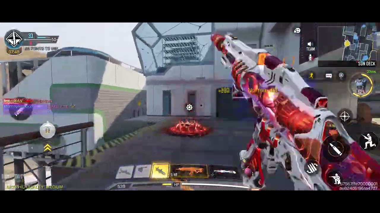 Ak117- lava remix legendary skin Ghost Cold Biter skin Call of duty mobile 