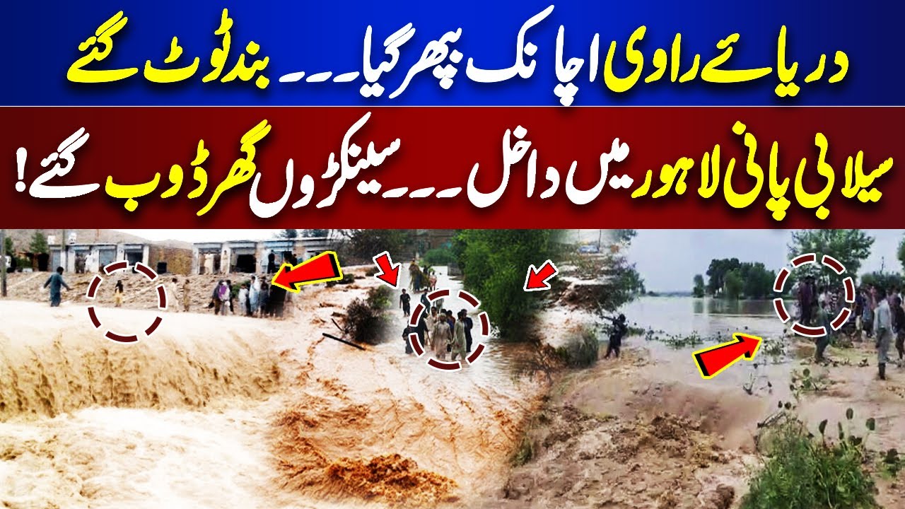 Flood In Punjab | Ravi River Overflows | Shahdara High alert | Dunya News