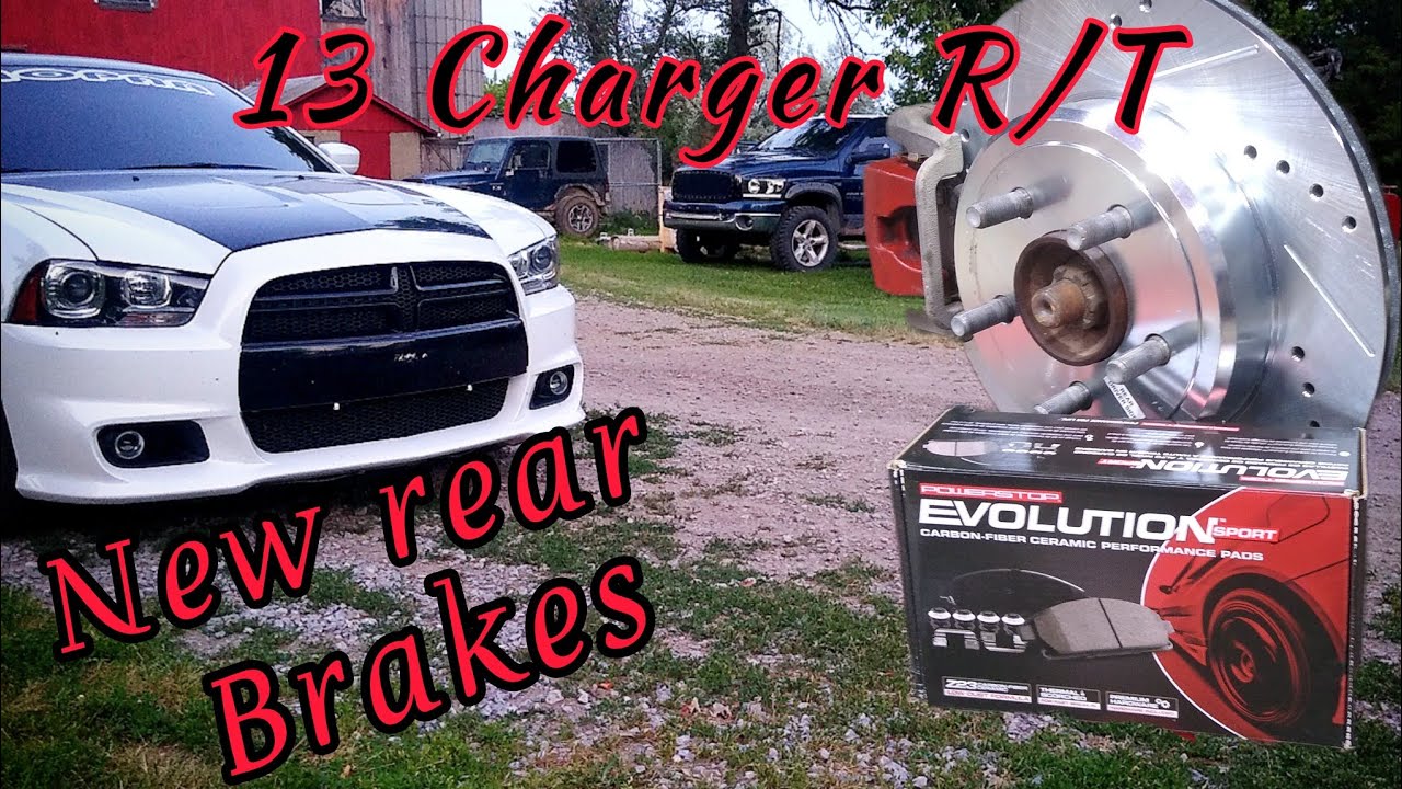 Замена заднего тормоза Charger R/T 11-13 (легко своими руками)