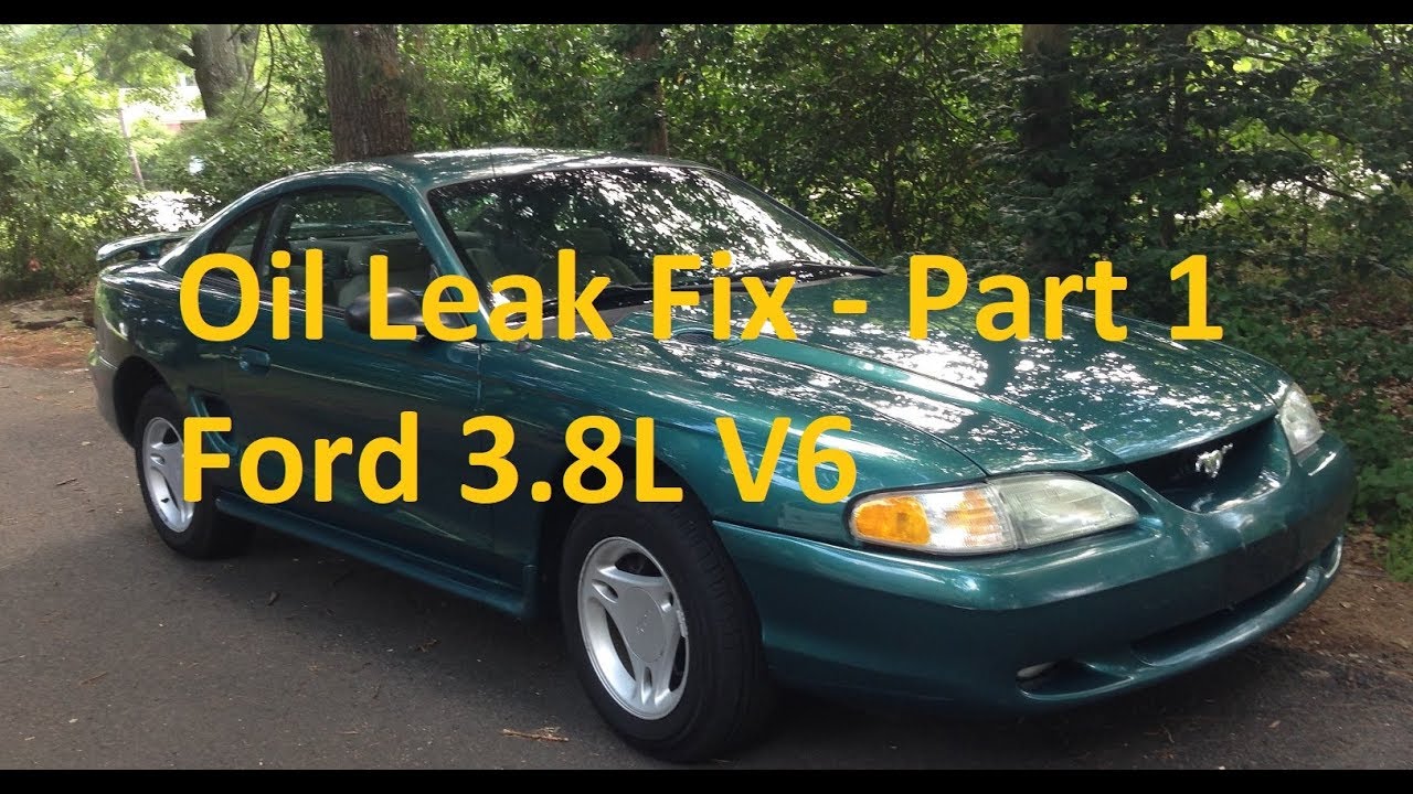 Oil Leak Fix Part 1 Timing Chain Cover Gasket Ford 3.8L V6 1994-1999 Mustang Thunderbird