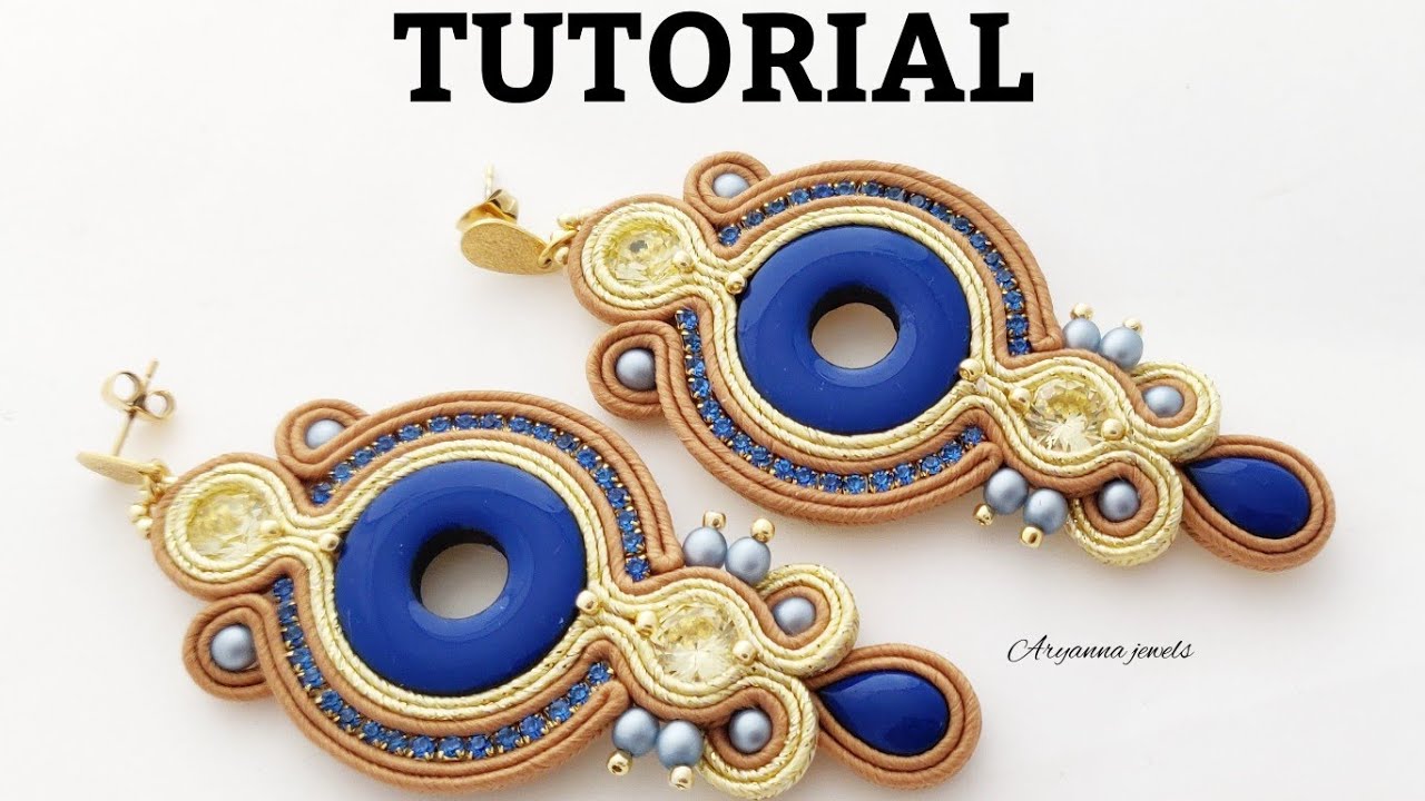 TUTORIAL SOUTACHE ORECCHINI SALONICCO collab. MakeBjoux