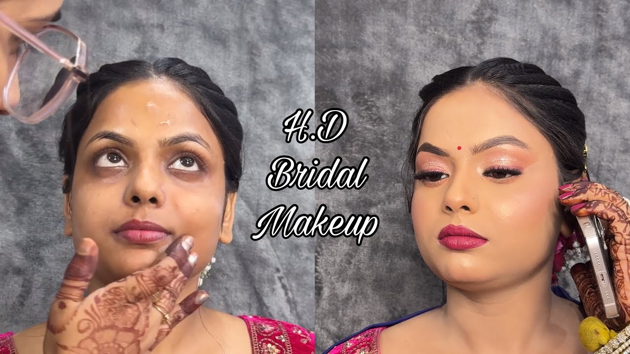 Winter bridal makeup tutorial | Real bride makeup | easy eyeshadow look
