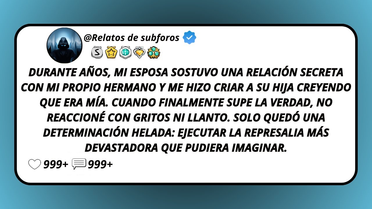 Durante A&ntilde;os, Mi Esposa Sostuvo Una Relaci&oacute;n Secreta Con Mi Propio Hermano Y Me Hizo...
