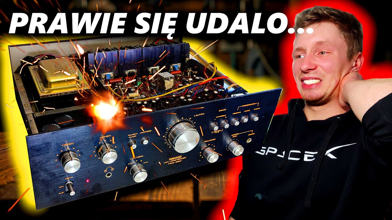 KOLEJNY 50 LETNI WZMACNIACZ DOSTAL DRUGIE ŻYCIE, NO PRAWIE... |NIKKO TRM 650 Z NIEMIECKIEGO RYNKU