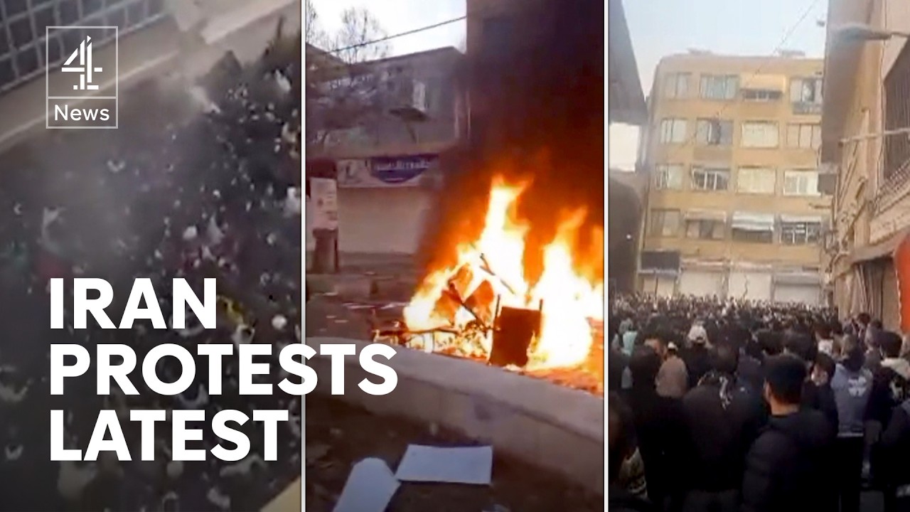 Reports of dozens killed in Iran protests as Trump threatens to intervene