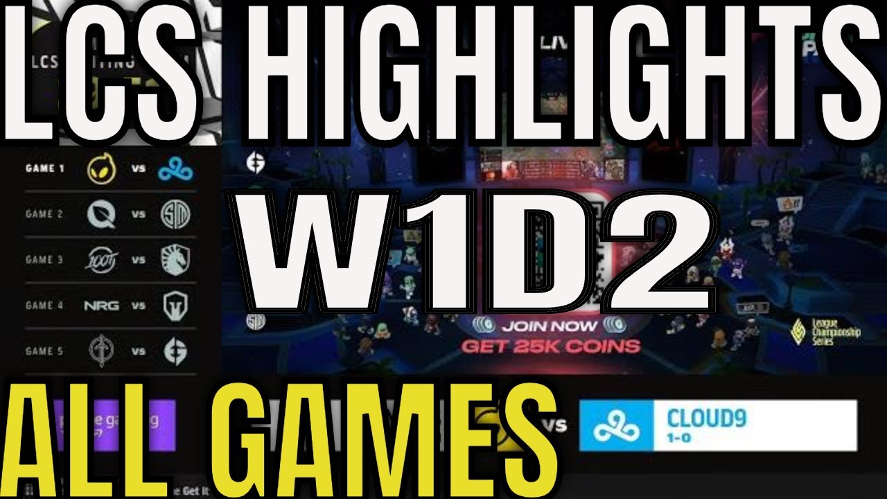 LCS Highlights ALL GAMES W1D2 Summer 2023