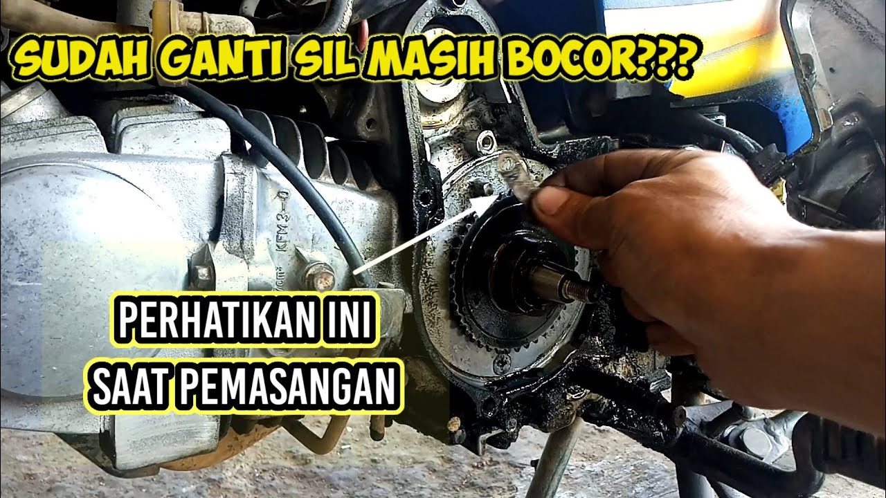 Cara Atasi Bocor Oli di blok Magnet Supra X atau Honda Grand