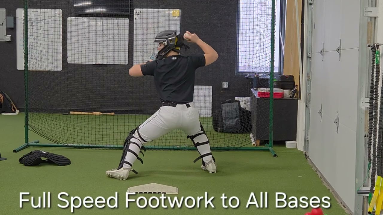 2026 February Catching Training Routine For Easton Stacy-2028 Switch Hitting Catcher from Carmel, IN