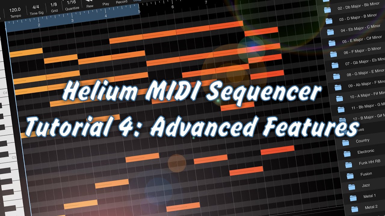 Helium  Tutorial 4 - Advanced Freatures