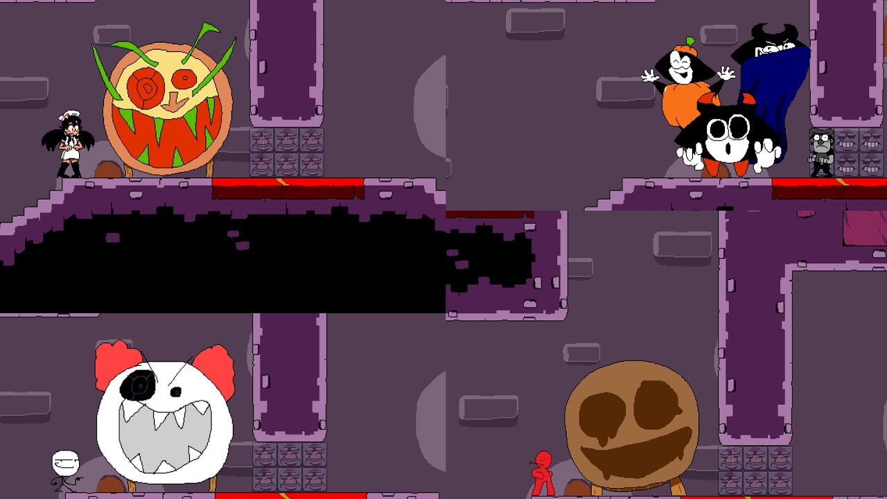 Pizza Tower Halloween - Modded Hubworlds Showcase