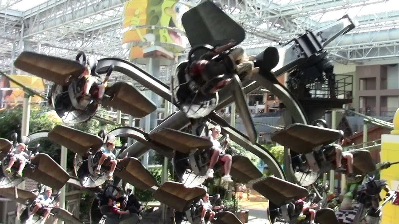 Teenage Mutant Turtles Shell Shock off-ride HD Nickelodeon Universe