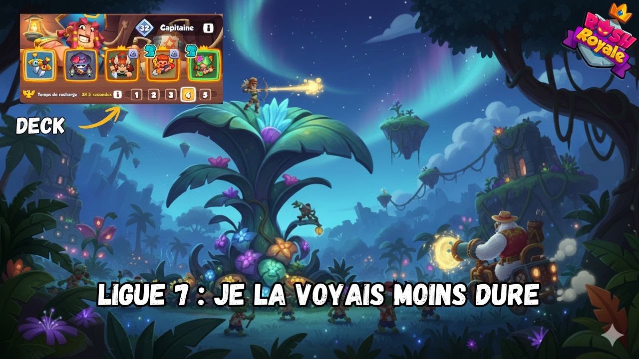 Rush Royale | Ligue 7 avec mes carte up  je la voyais moins dure 😅🔥