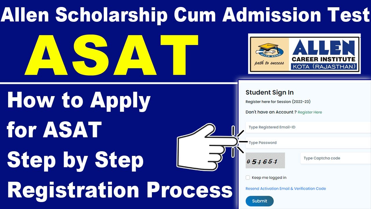 How to Apply for ASAT 2024 @ALLENCareerInstituteofficial Kota  || Toppers Talk