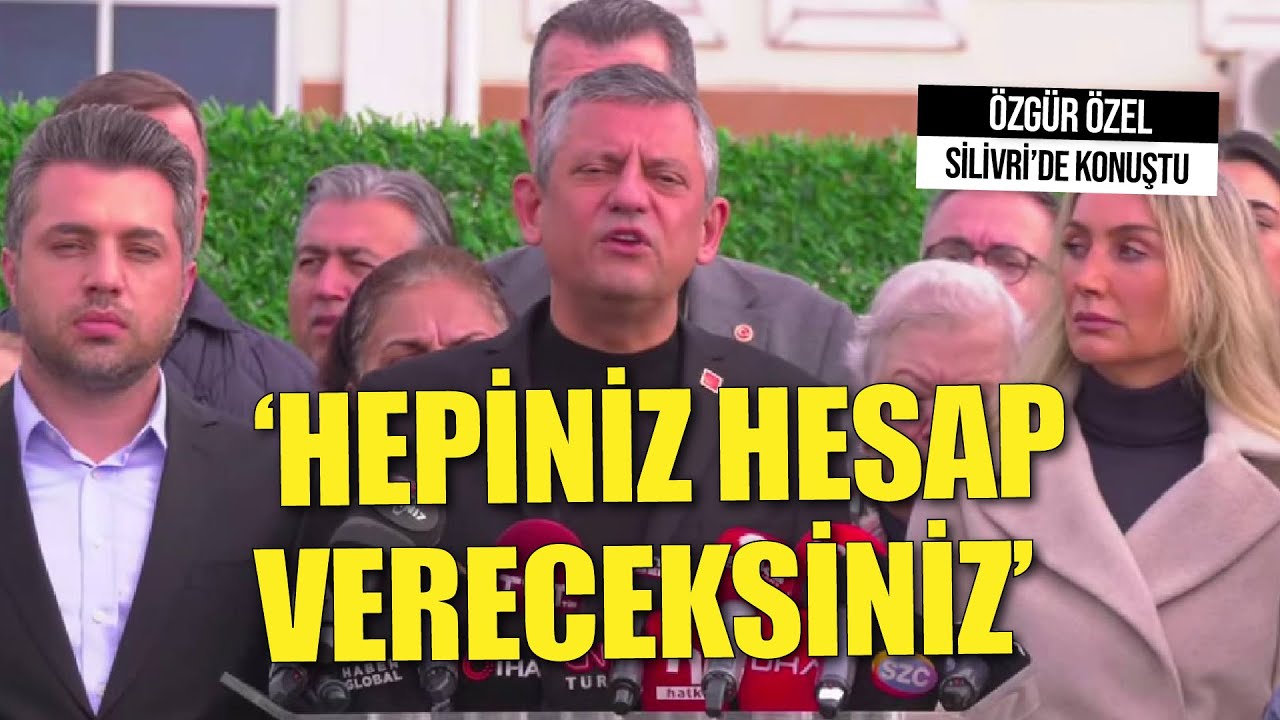Özgür Özel: Hakkımızı helal etmeyeceğiz, hepiniz hesap vereceksiniz
