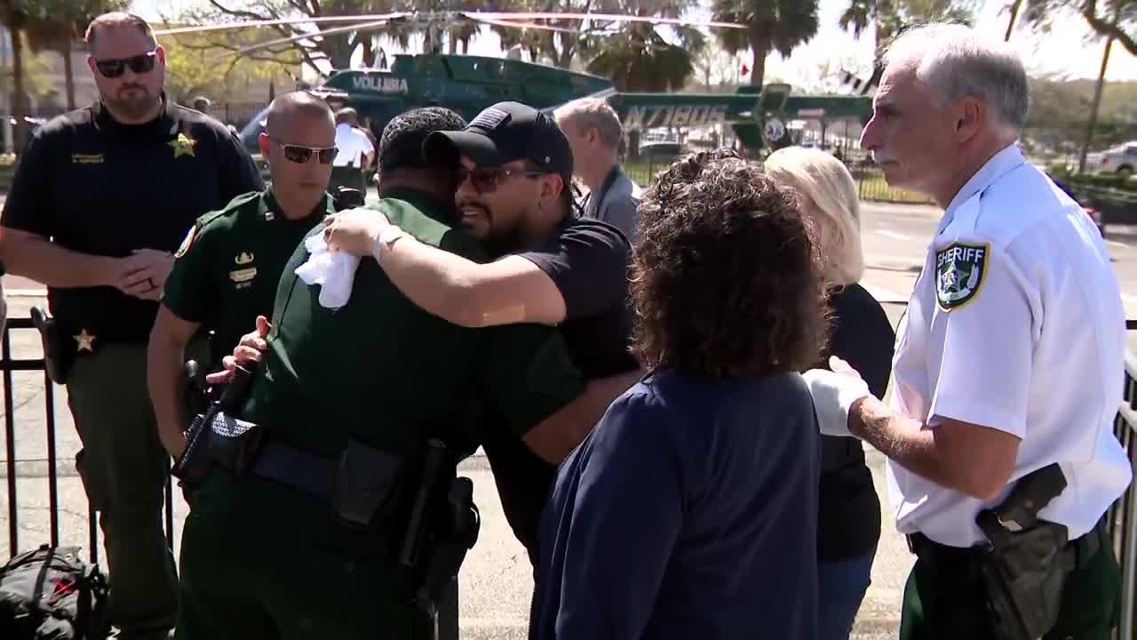 Volusia County deputy released from hospital days after being shot twice