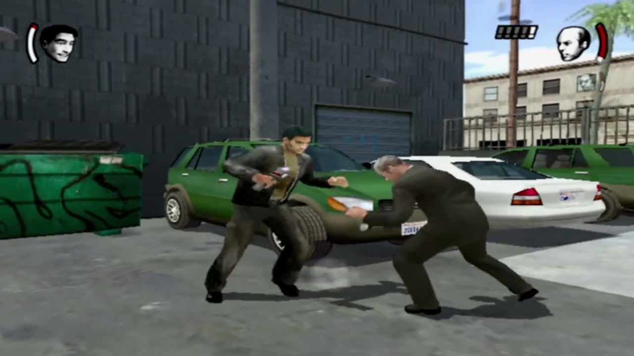 True Crime : Streets Of LA - Nick Kang VS FBI Goons (PS2) #ps2classic #truecrimestreetsofla 
