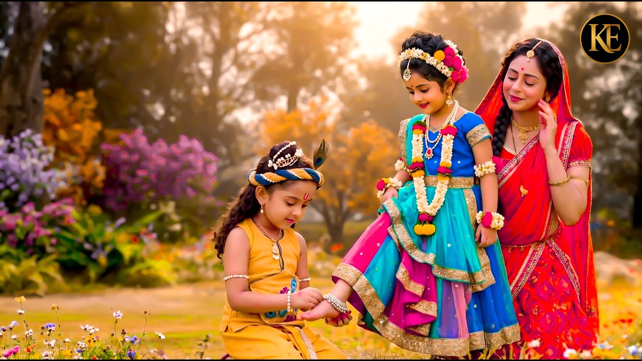 कान्हा ने राधा को अपने हाथों से पहनाई पायल || YMKN || Shree Krishan leela | यशोमती मईया के नंदलाला