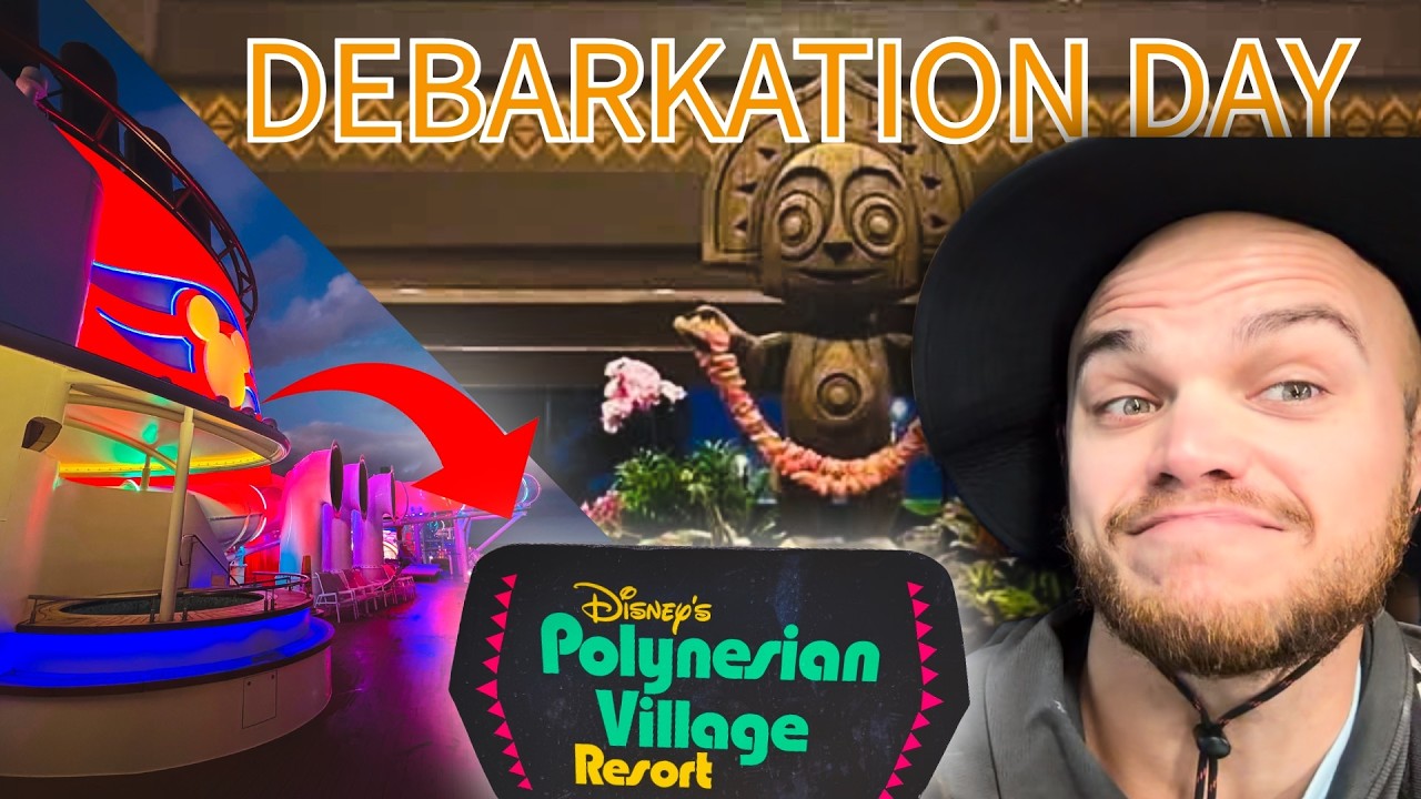 Disney Wish Debarkation Day to Disney’s Polynesian Resort