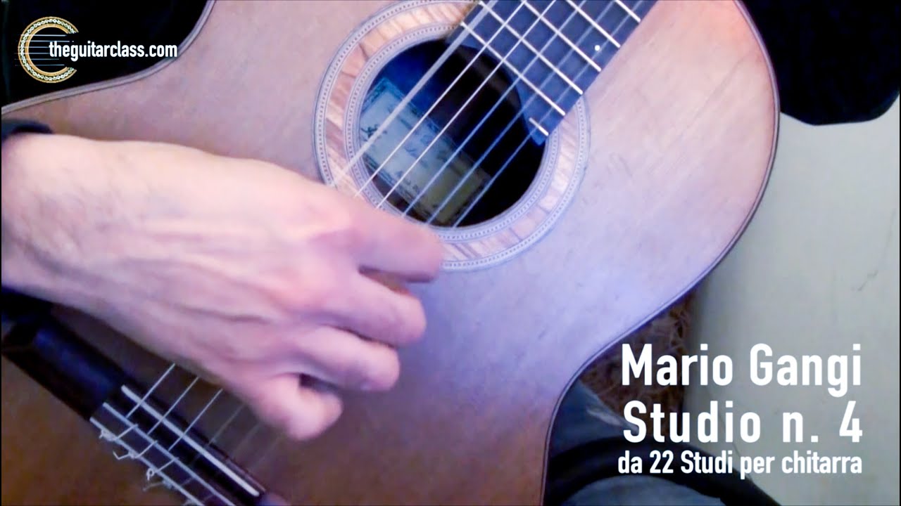 Mario Gangi - Studio n. 4 ( da 22 studi - metodo per chitarra parte Terza)