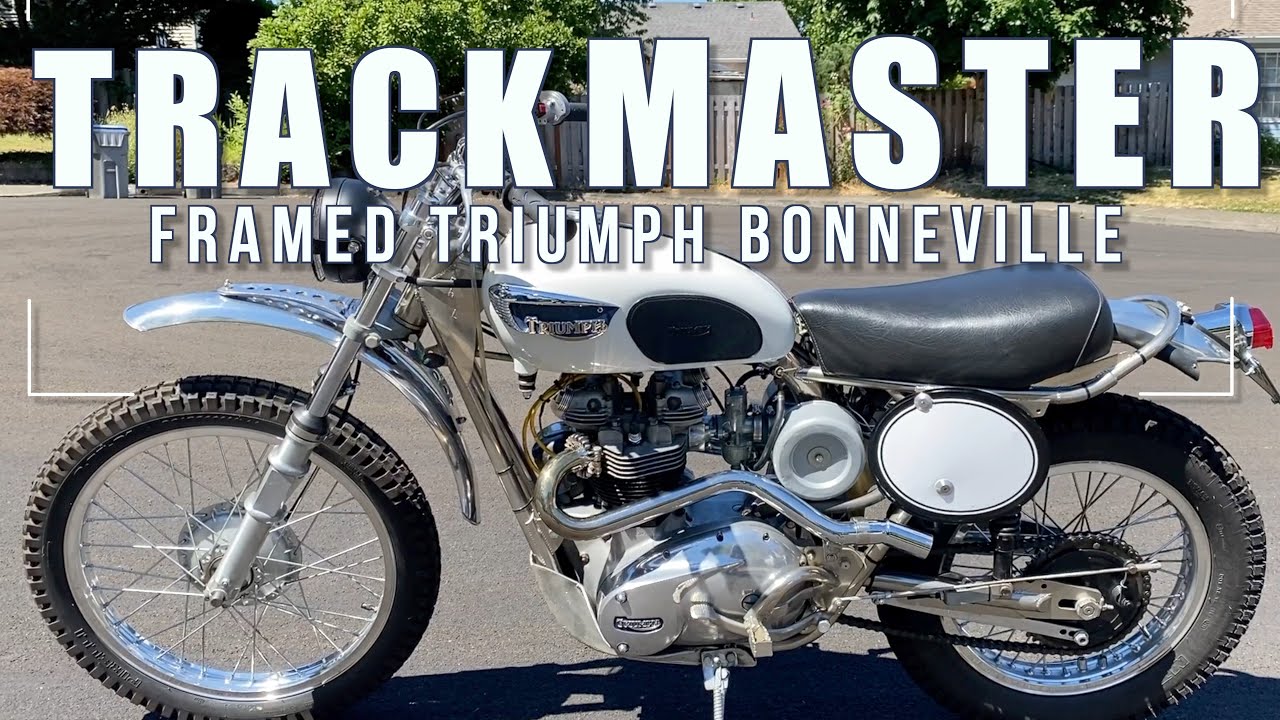 The Coolest Triumph Trackmaster Bonneville Motorcycle