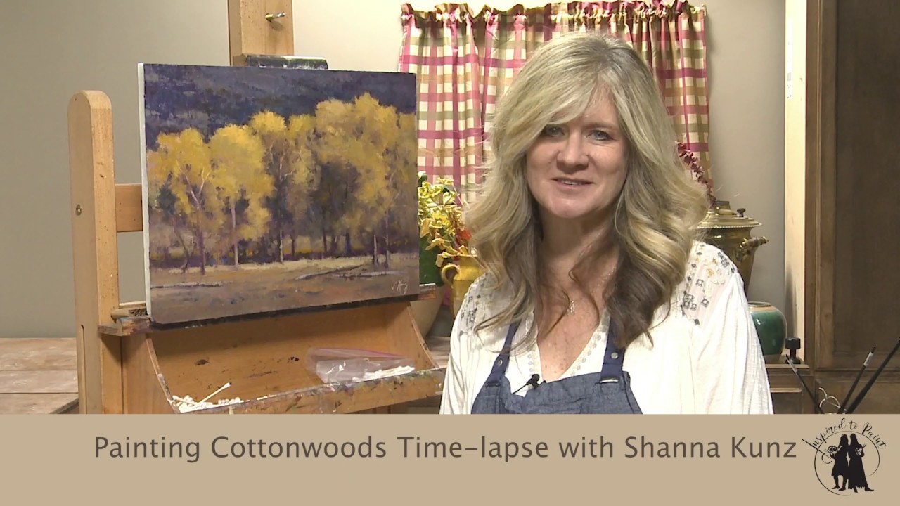 Painting Cottonwoods with Shanna Kunz Time-lapse