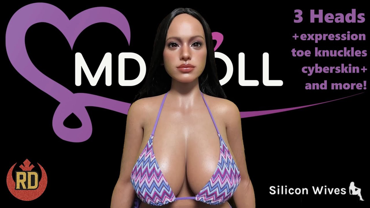 Часть 2. Ультрапремиальная кукла MDdoll + выражения лица и суставы пальцев ног #силикон #кукла #р...