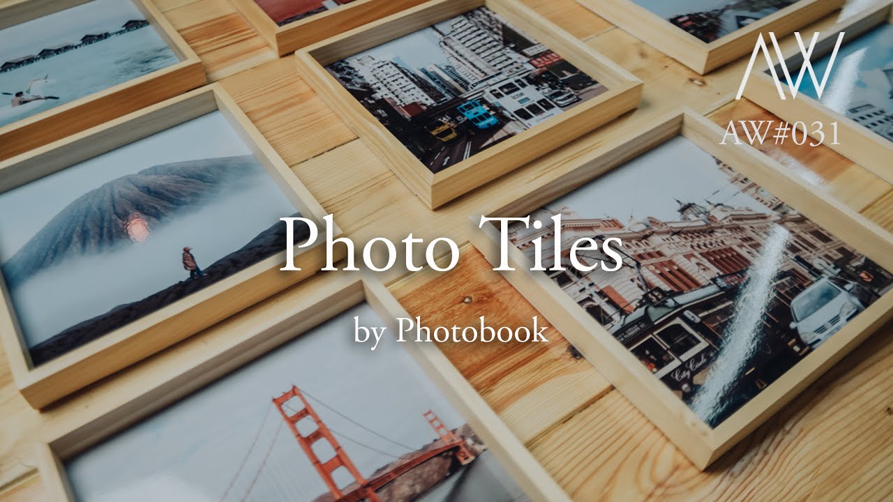 I made my first Photobook's Photo Tiles - AW