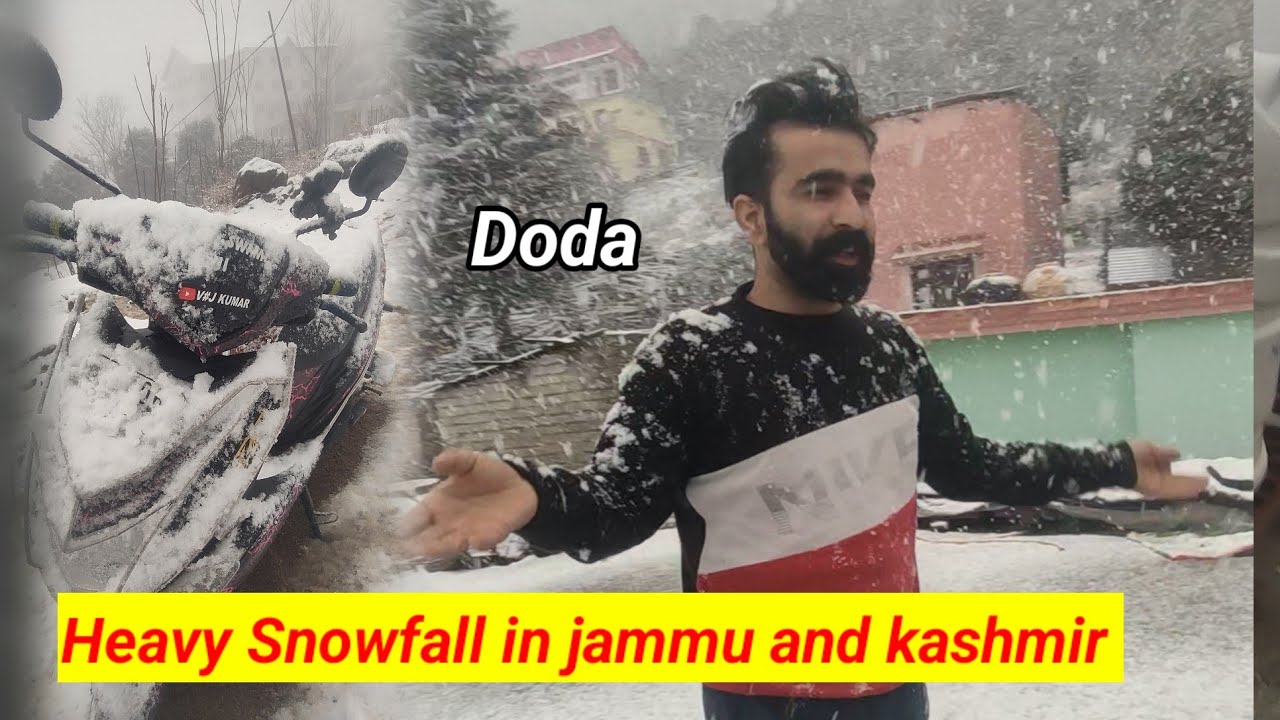 Heavy Snowfall in jammu and kashmir Distt Doda
