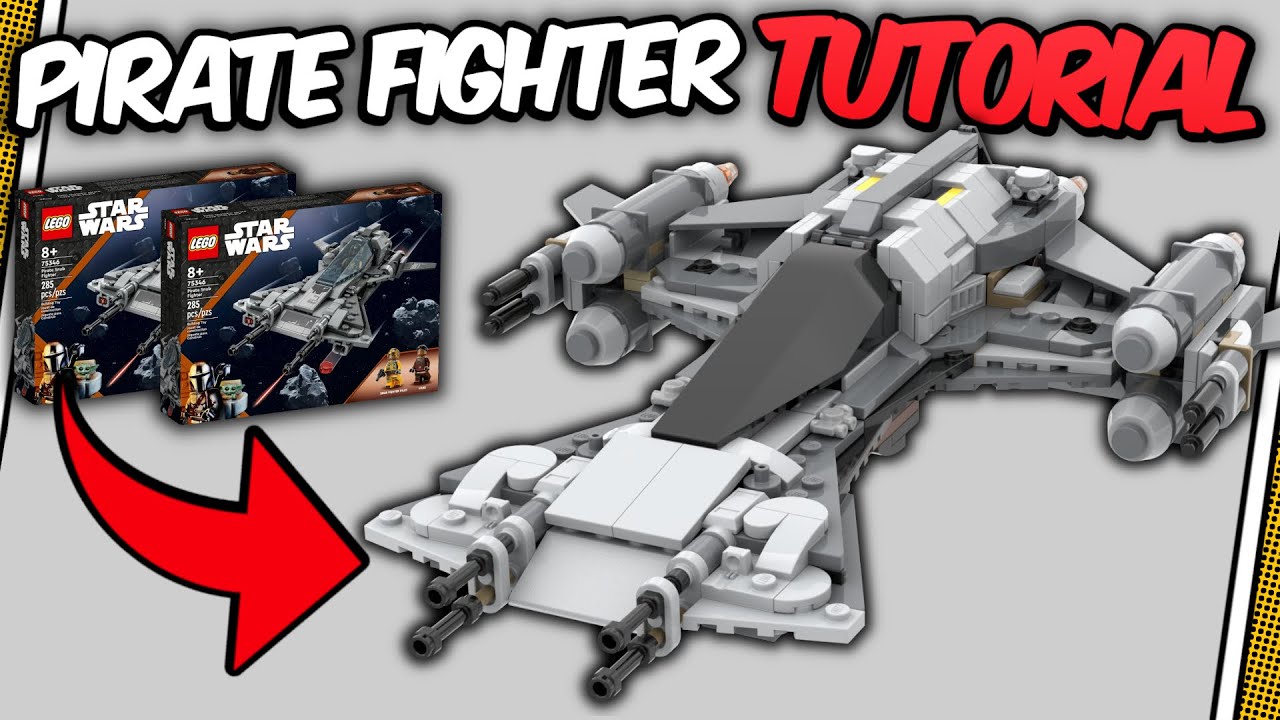 How To Build An EPIC Heavy Pirate Snub Fighter - 2x 75346 Alternate Build Tutorial