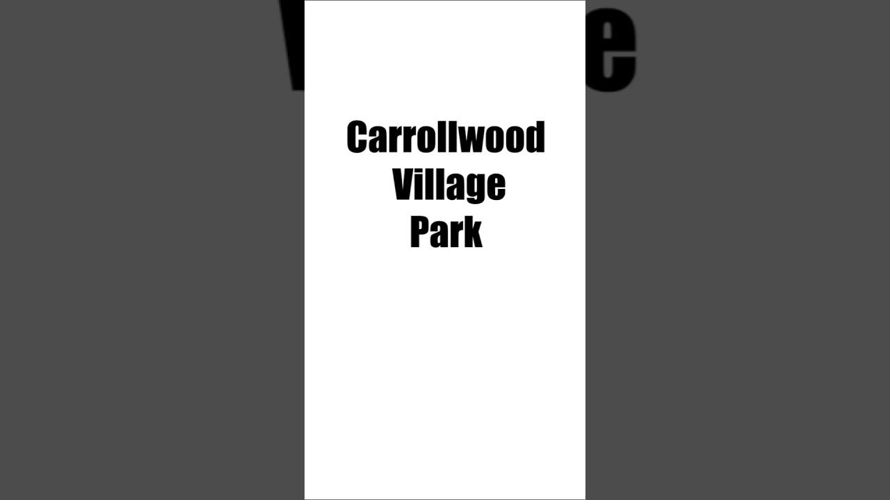 Carrollwood Village Park