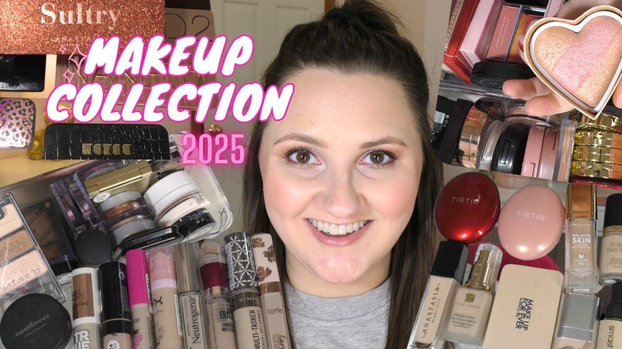 Makeup Inventory 2025 | Take a peek into my entire makeup collection!