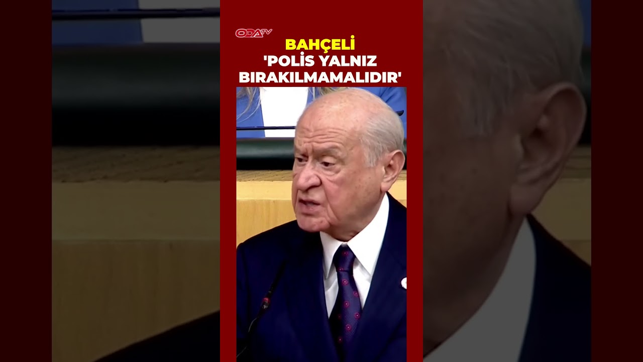 Devlet Bah&ccedil;eli, polislerin yaşam şartlarının g&ouml;rmezden gelinemeyeceğini vurguladı