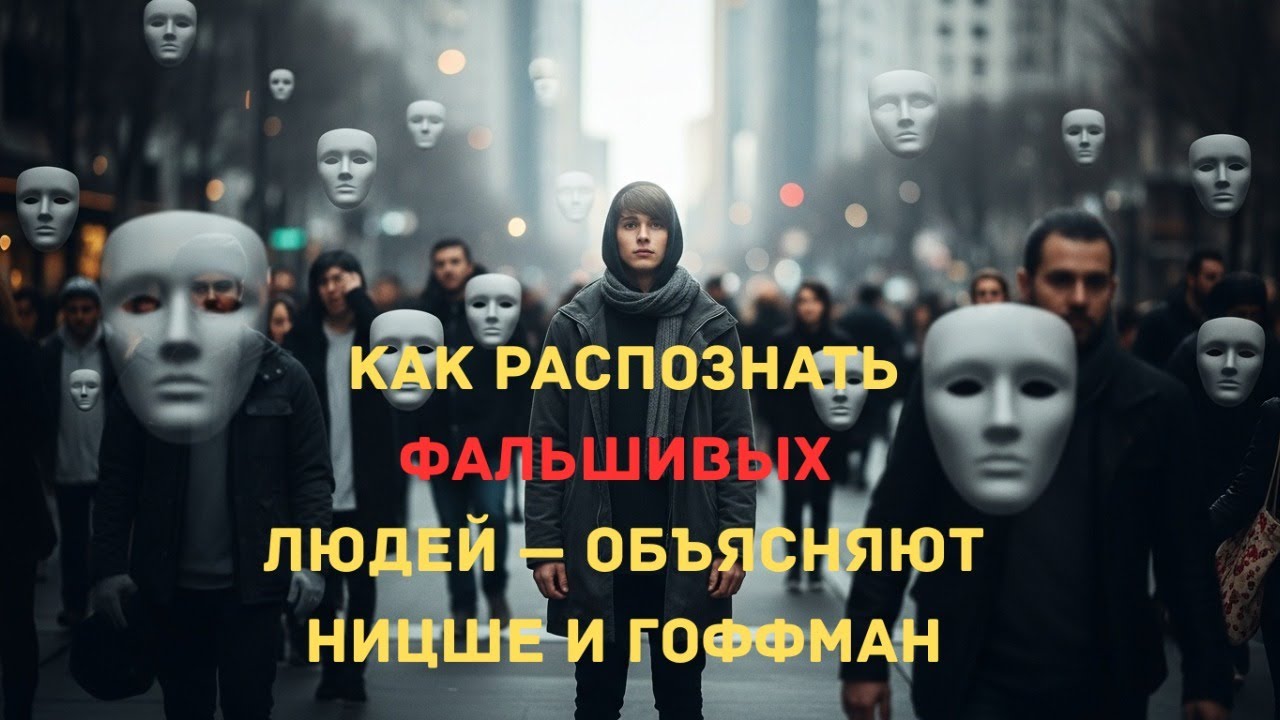 Как распознать фальшивых людей — объясняют Ницше и Гоффман