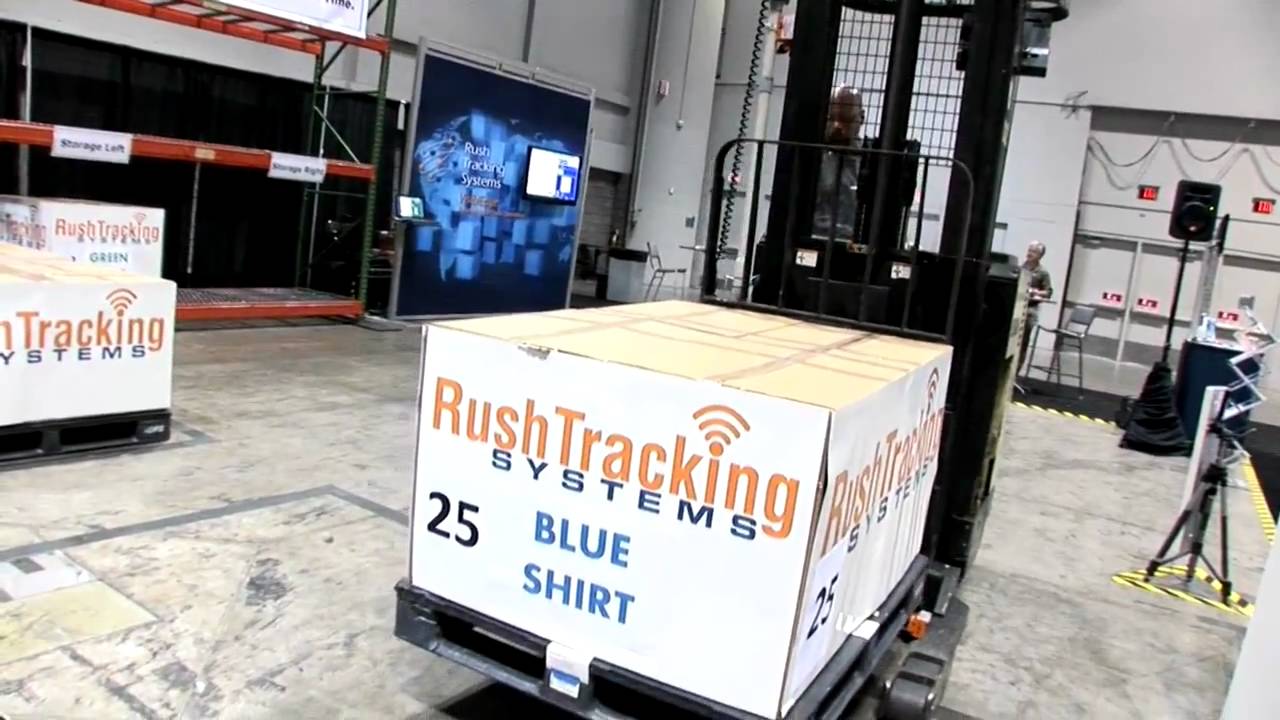 VisiblEdge RFID enabled forklift @ RFID Journal LIVE 2011