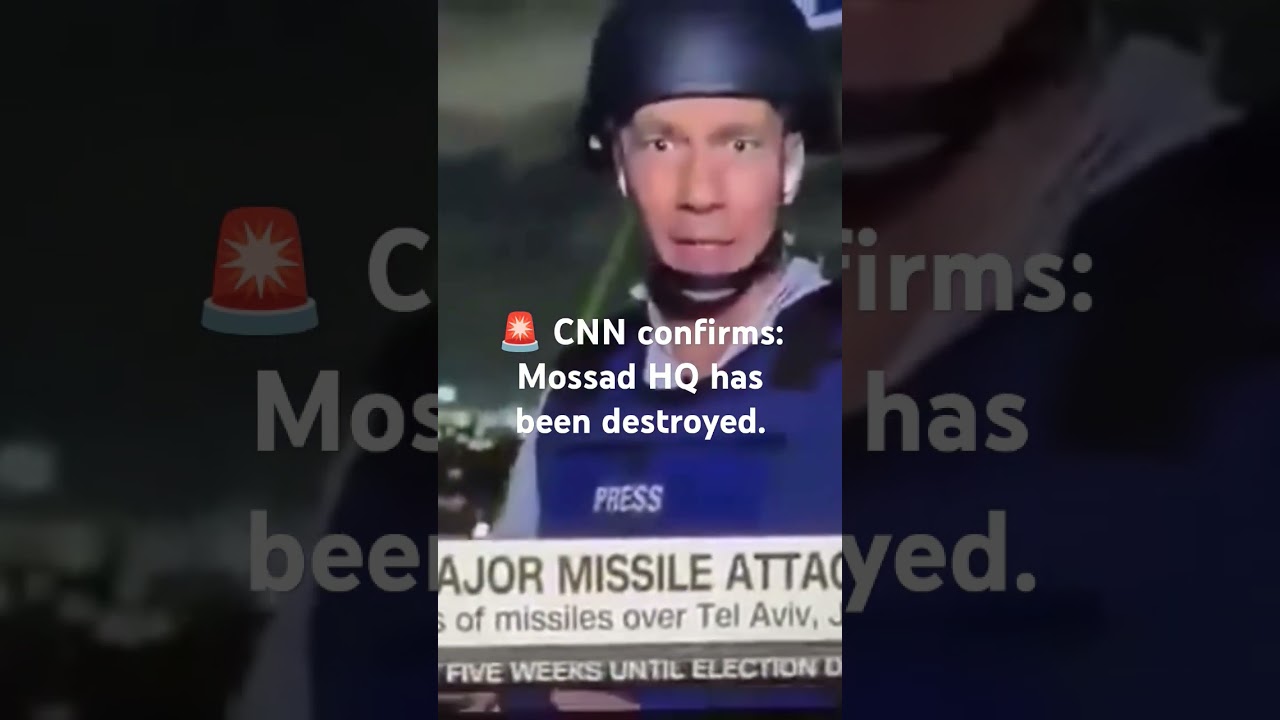 🚨 CNN confirms: Mossad HQ has been destroyed. Developing story &mdash; #Mossad #BreakingNews #iran #israel