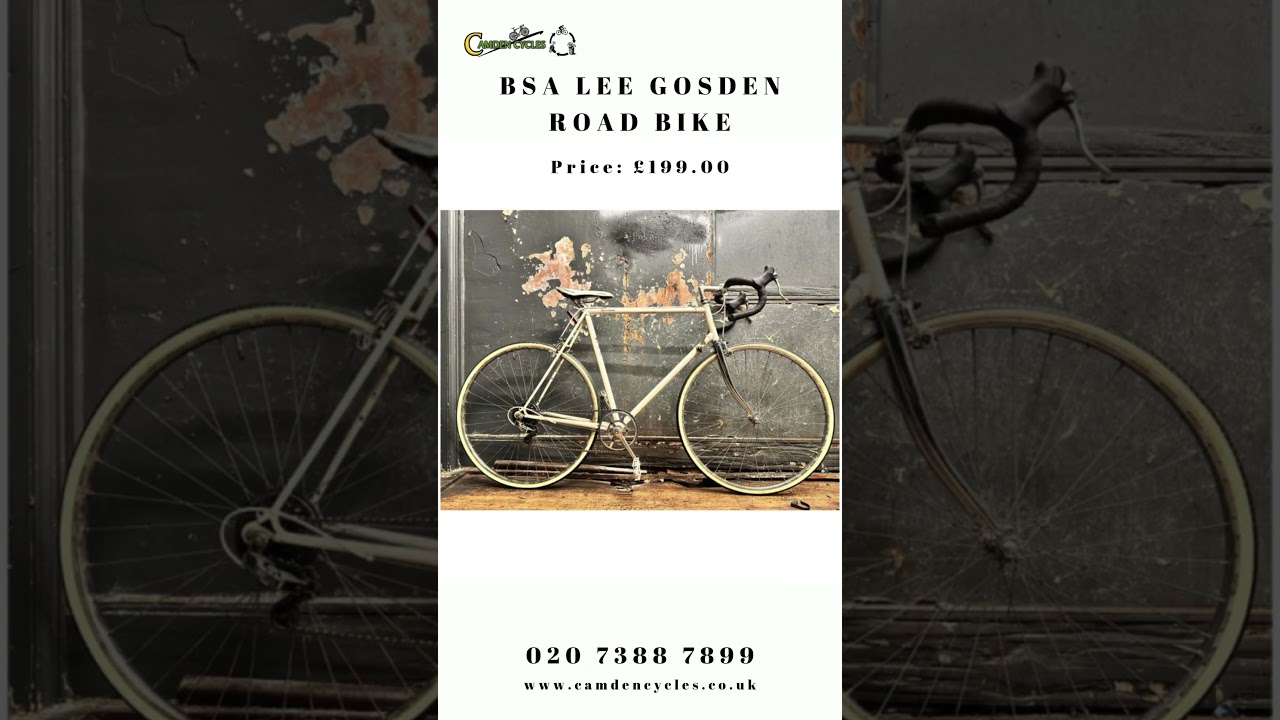 BSA Lee Gosden Road Bike is available at Camden Cycles