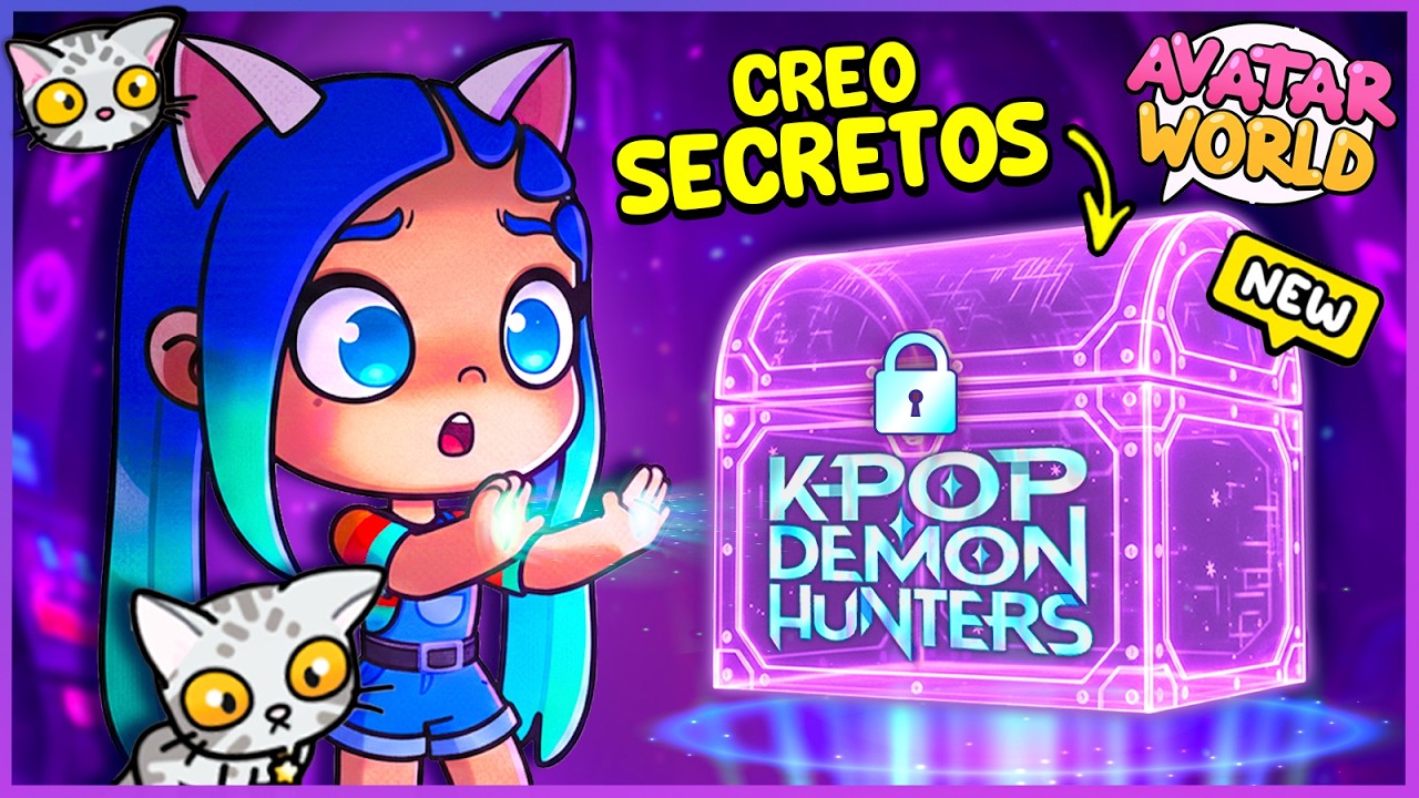 ¡Creo SECRETOS  que NO EXISTEN en Avatar World! 🔐 KPOP Demon Hunters ¡GRATIS! Parte 1
