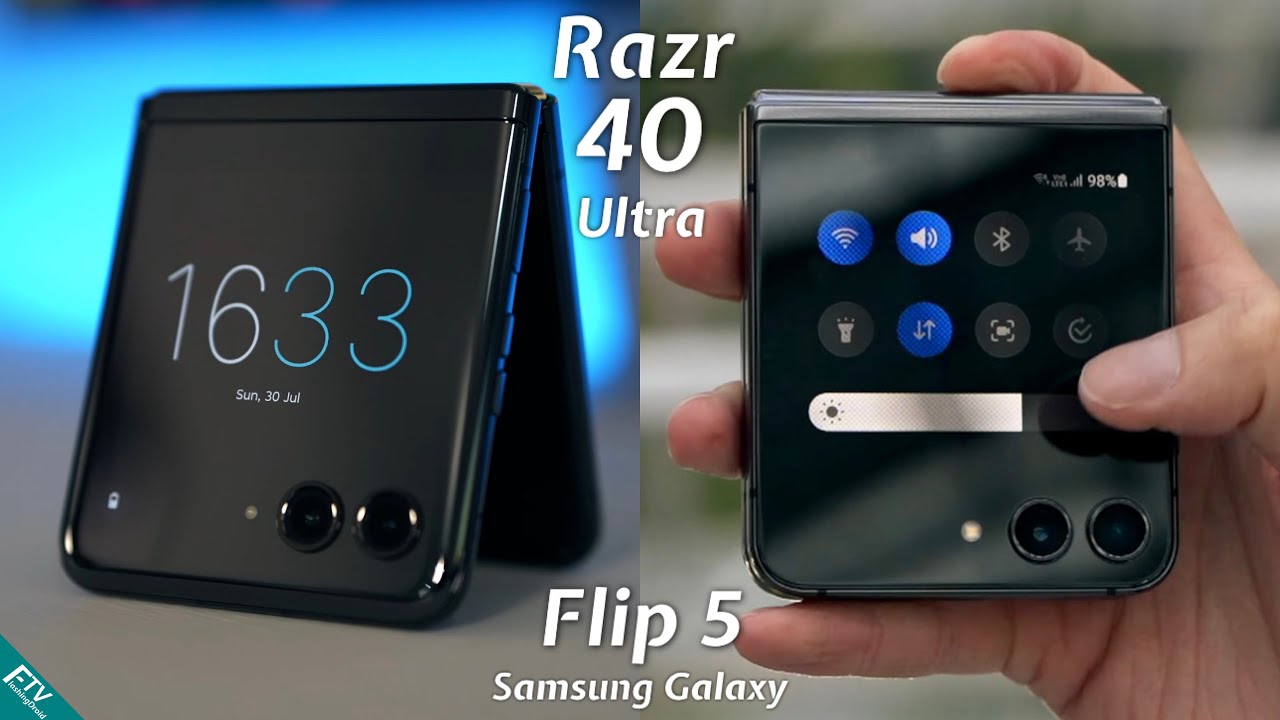 最大外螢幕 Flip 摺疊手機二選一？Samsung Galaxy Z Flip5 vs Motorola Razr 40 Ultra 全方向深入評測：全部功能、相機實拍、電量、效能測試！