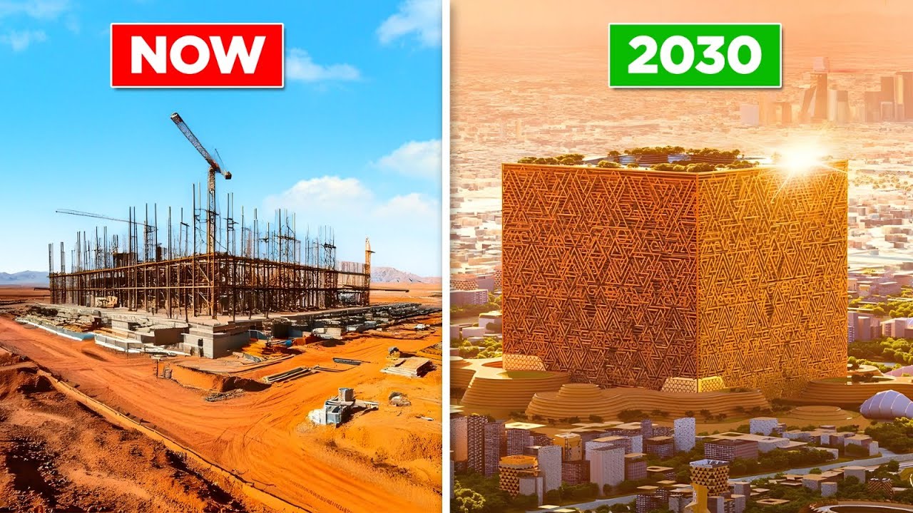 Saudi Arabia's  Massive Construction On The $50 Billion Cube Has Begun: The Mukaab
