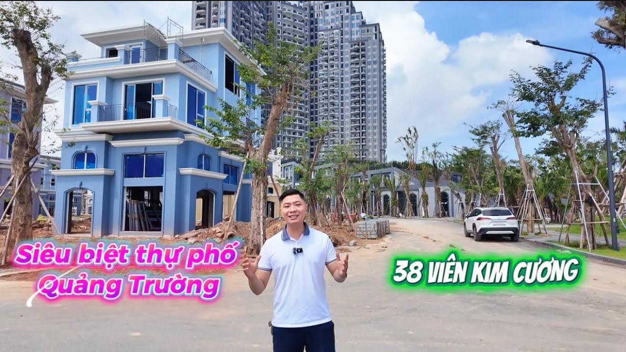 38 căn SIÊU BIỆT THỰ PHỐ QUẢNG TRƯỜNG - Eco Central Park, tâm điểm dòng ShopVilla thương mại hấp dẫn