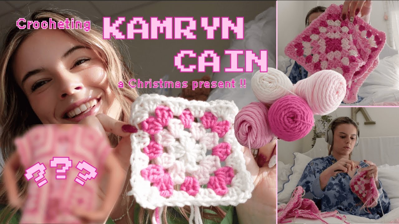 CROCHETING KAMRYN CAIN A CHRISTMAS PRESENT 💝 | crochet vlog & yapping sessions